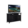 thumbnail image 3 of SIMPLIHOME Amherst SOLID WOOD Universal TV Media Stand, 54 inch Wide , Transitional, Living Room Entertainment Center, Storage Cabinet and Shelves, for Flat Screen TVs up to 60 inches in Black, 3 of 6
