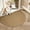 Camel B, variant on Door Mat 24" x 16", Half Circle Non Slip Washable Entry Rug, Low Profile Absorbent Doormat for Front Door, Back Door, Entryway, Kitchen – Soft Semicircle Indoor Floor Mat