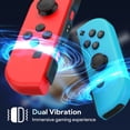 thumbnail image 5 of Wireless Controller Compatible with Switch for N-Switch, Left and Right Controller Replacement, Support Vibration/Wake up Function/Motion Control, 5 of 7