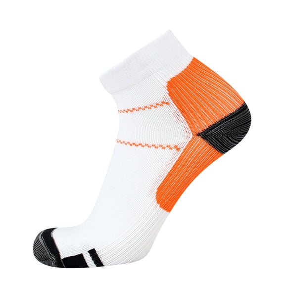 Vedolay Womens Socks Womens Vacay Cushion Tab Socks,Orange S/M