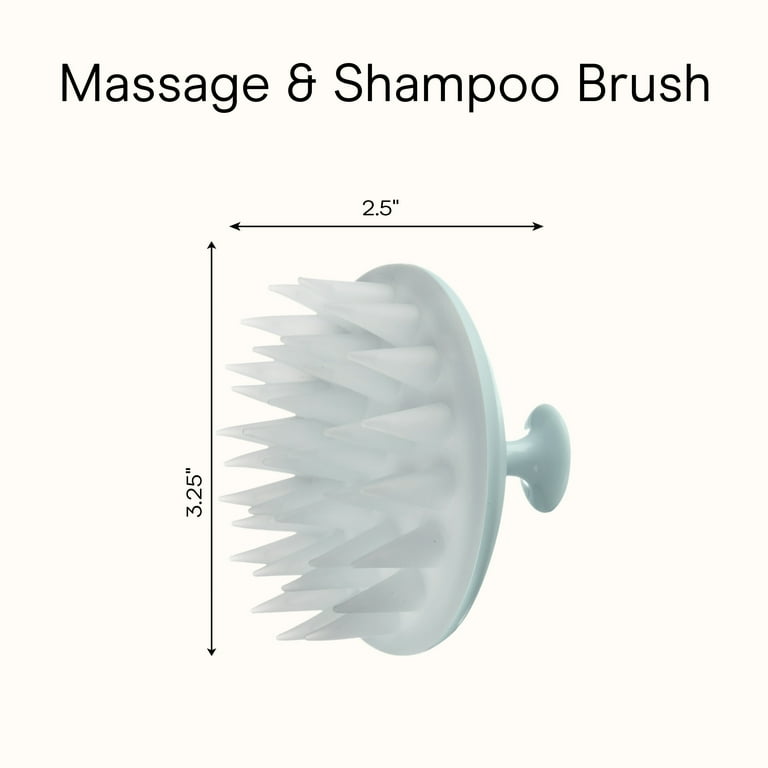 conair vibrating scalp massager Conair Handheld Round Scalp Massager Shampoo Hair Brush, Green main image 1