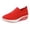Red, variant on Orthopedic Sneakers For Women Mesh Breathable Arch Support Slip-on Walking Shoes Platform Knit Comfy Non-Slip Casual Shoes
