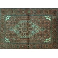 thumbnail image 1 of Ahgly Company Indoor Rectangle Persian Light Blue Traditional Area Rugs, 5' x 8', 1 of 4