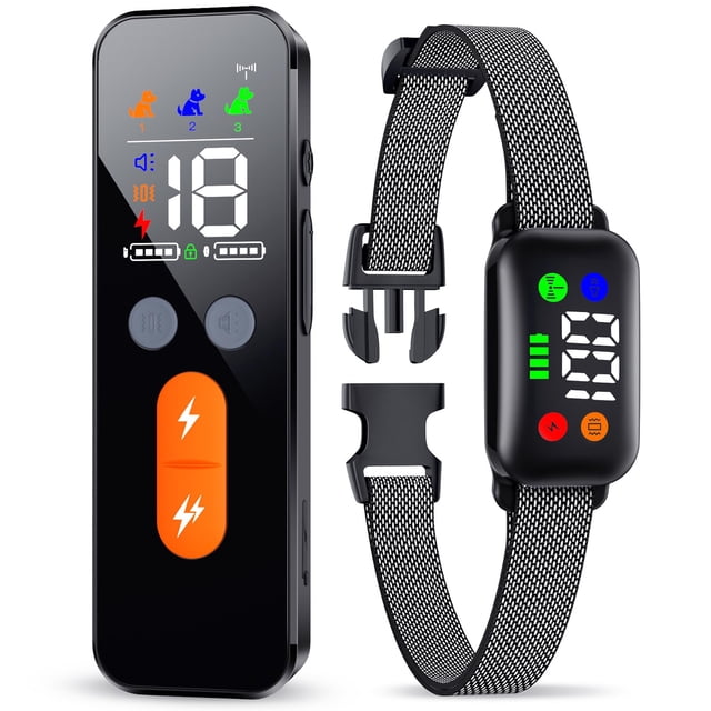 Collar de Entrenamiento para Perros Riroga con Control Remoto Impermeable IP68