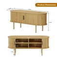 thumbnail image 2 of Soonbuy 47" TV Stand, Modern TV Console Table with Storage Compartment and Sliding Door, Gaming Entertainment Center with Cabinet for Living Room, Bedroom, Office, 2 of 8