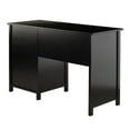 thumbnail image 3 of Winsome Delta Office Black Writing Desk - 22147, 3 of 5