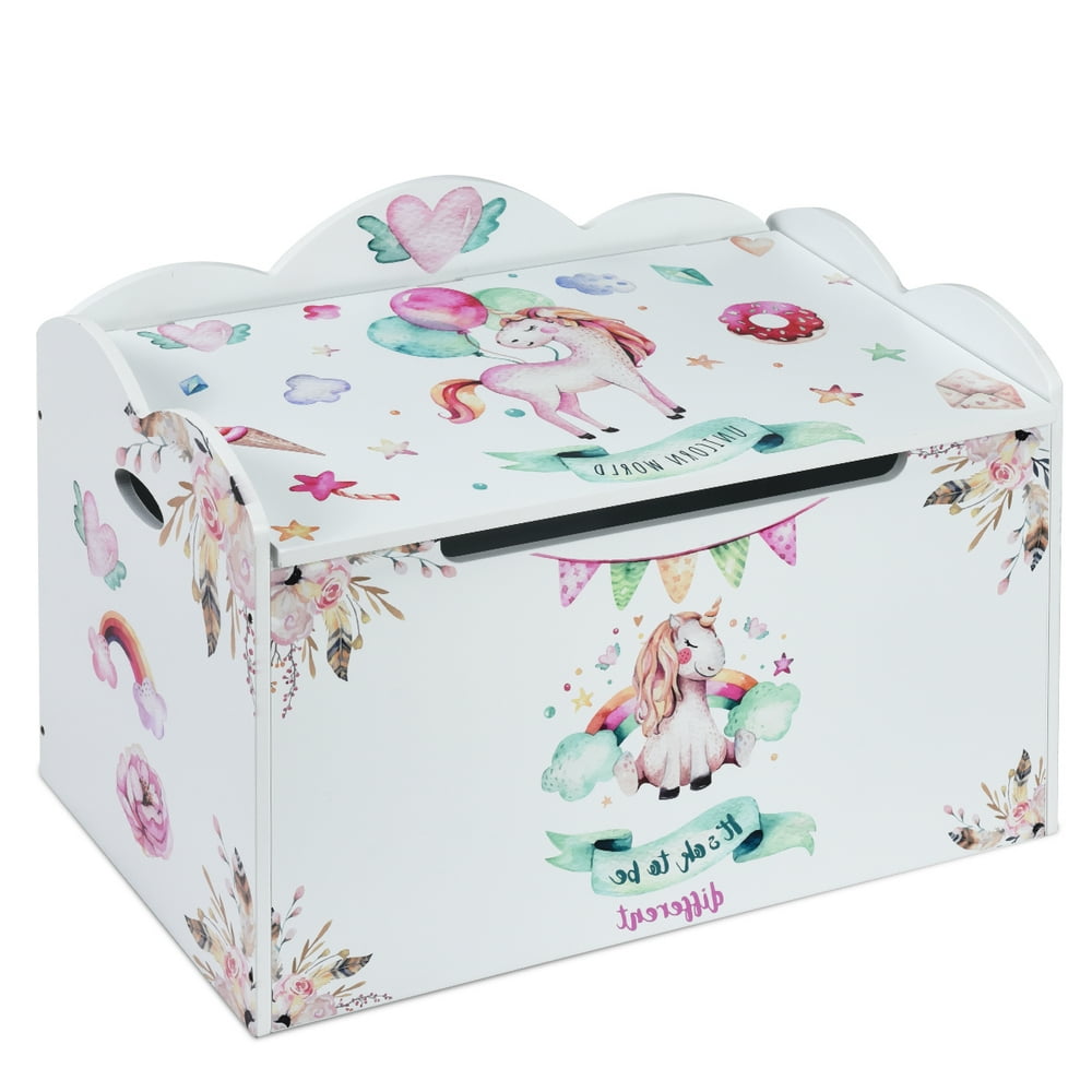 unicorn toy storage unit