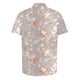 thumbnail image 3 of Blusa y camisa de manga corta con cuello vuelto para hombre, camisa informal de moda con estampado de hojas y solapa de manga corta, blusa para hombre, 3 of 4