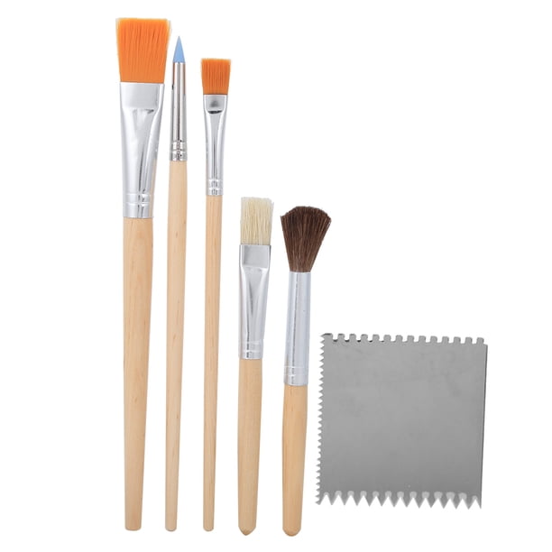Cepillo De Escultura Tallado, Juego De Herramientas De Escultura Respetuosa Con El Medio Ambiente De 6 Uds No Tóxico, Escultor De Estudiantes De Arte Para Esculturas De Arcilla ANGGREK Pottery Clay Tool
