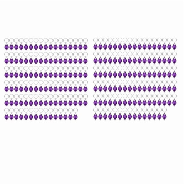 Paquete de 200 Linterna de LED, Linterna de UV de 395 Nm, de Linterna de Luz UV,