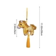 thumbnail image 4 of Viflosae Keychain Accessories Car Keychain Year Beautiful Ponies Ornament ChineseStyle Car Accessory Tassel-Decorated Plushy Pendant Year Of The Horses Gift, 4 of 7
