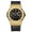 Gold-Black, variant on Mens Stylish Night Glow Quartz Watch - Water Resistant, Accurate Timekeeping, Luminous Dial, Perfect Accessory for Formal Occasions