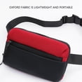thumbnail image 3 of Jumpingount Bolso cruzado de tela Oxford, bolsa de almacenamiento, bolso pequeño, bolsos de hombro para hombre, negocios, multifunción, para Bolsas de mensajero y de hombro Verde, 3 of 6