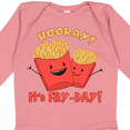 thumbnail image 4 of Inktastic Hooray It's Fry-Day with Cute Fries Boys or Girls Long Sleeve Baby Bodysuit, 4 of 5
