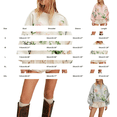 thumbnail image 3 of Womens Sweatshirts Floral Print Oversized Sweatshirt for Women Cute Tops Pullover Crew Neck Casual Shirts for Women Workout Tops for Women Lightweight Graphic,White,XL, 3 of 7
