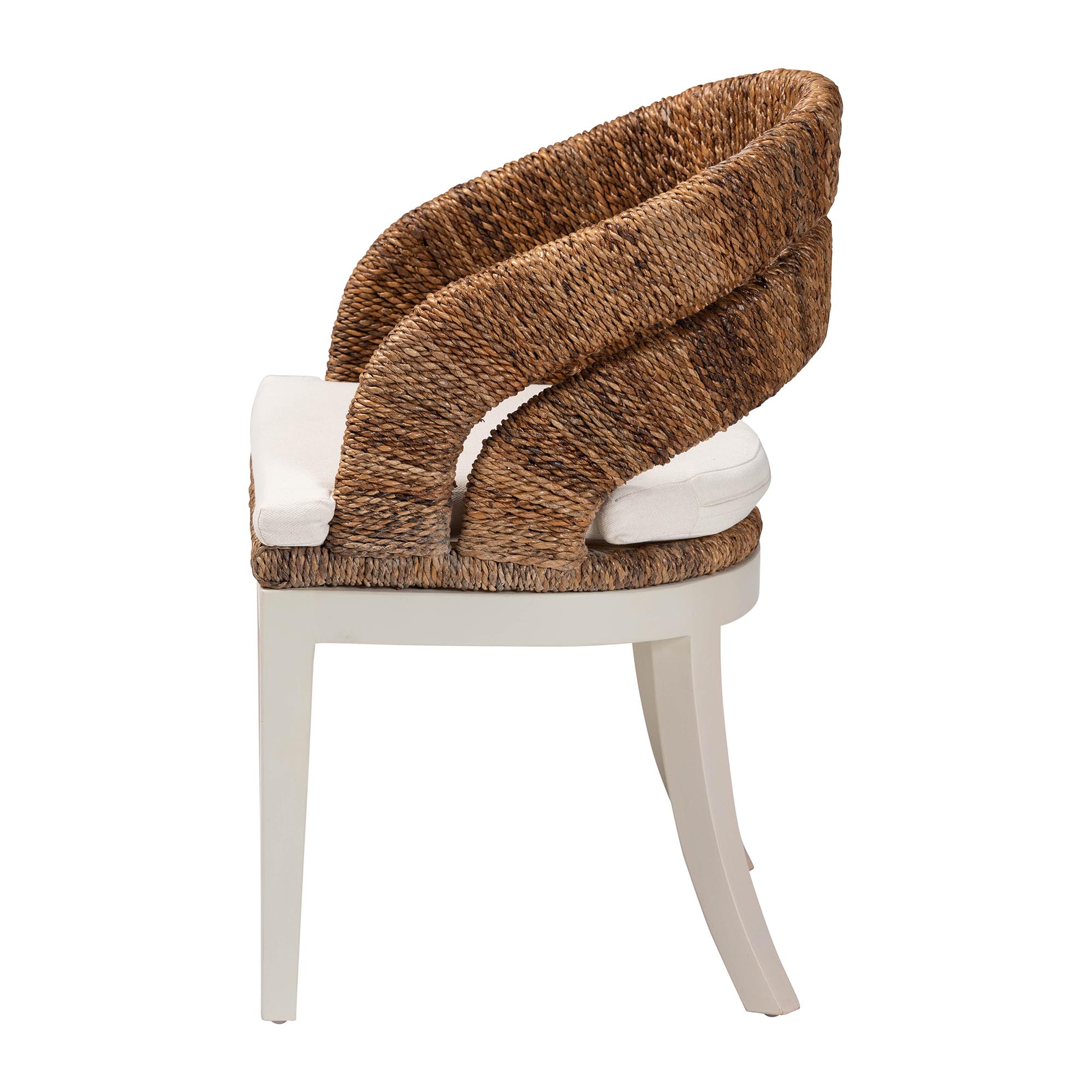 bali & pari Ubud Boho Accent Chair, Natural Seagrass