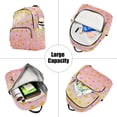 thumbnail image 5 of FORMRS Mini Backpack Purse for Women Travel Daypack Casual Shoulder Bag, Gradient Pink Stars, 5 of 7