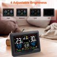 thumbnail image 5 of Electric Weather Station TeqHome Snooze Alarm Clock Wireless Sensor Indoor Outdoor Thermometer Humidity Weather Forecast, 5 of 8