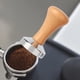 thumbnail image 4 of Mango de Madera Tamper de Café Espresso BLESIY Base Plana de Acero Inoxidable 51 mm Marrón Claro, 4 of 7