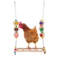 thumbnail image 2 of Juguete de entrenamiento de pollo, soporte de columpio para pollo colgante de madera para mascotas, juguete de pollo hecho a medida para la perfección, 2 of 8