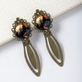 thumbnail image 4 of Halloween Castle Set of Two Vintage Copper-Colored Lace Bookmarks - Stainless Steel Book Markers for Book Lovers and Readers, 4 of 5