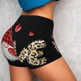 thumbnail image 3 of Picia Love Gnomes Printed Workout Shorts for Women Seamless Scrunch Butt Lifting High Waisted Yoga Gym Booty Running Moisture-wicking Short Pants-XX-Large, 3 of 9