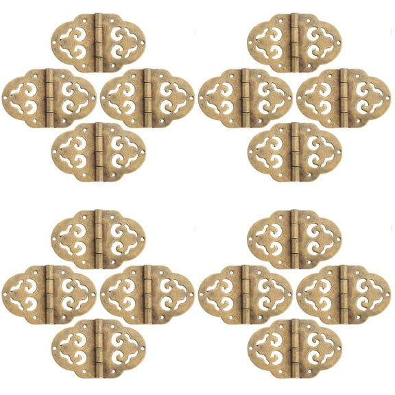 4 Count Gift Box Hinge Metal Hinges Small Crafts Jewelry Hardware