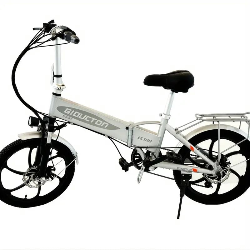 Electric Bike, 750W Motor 20MPH Max Speed, 48V 12AH Battery Folding Ebike, 20" Tire, Dual Disc Brakes, Commuter City 7-Speed Electric Bicycles E-Bike, For Adults And Teens With Pedals