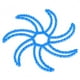 thumbnail image 3 of Casco flexible interior de silicona forro transpirable accesorios de bicicleta azul, 3 of 6