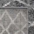 thumbnail image 5 of Safavieh Madison Collection MAD798F Moroccan Boho Distressed Non-Shedding Stain Resistant Living Room Bedroom Area Rug, 6'7" x 6'7" Square, Charcoal / Ivory, 5 of 5