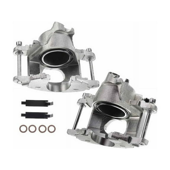 Front Brake Caliper Set 2 - Compatible with 1978 - 1996 Chevy Caprice 1979 1980 1981 1982 1983 1984 1985 1986 1987 1988 1989 1990 1991 1992 1993 1994 1995