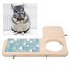 thumbnail image 3 of Pedal De Conejo De Madera, Pedal De Mascota Duradero Y De Moda, Para Hámsters, Chinchillas, Conejos, Mascotas Pequeñas OTVIAP Double Sided Pet Pedal, 3 of 8