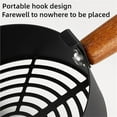 thumbnail image 6 of Cat Litter Scoop,Kitty Shovel with Hook and Hole,Metal Sifter Scooper Stainless Steel for Easy Cleaning,Durable and Heavy Duty,Odor-Free for Litter Box(Black For Long Particles), 6 of 9
