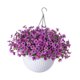 thumbnail image 3 of Cesta de flores artificiales colgantes con plantas artificiales, maceta colgante realista para primavera, balcón, habitación y patio. Estilo C, 3 of 8