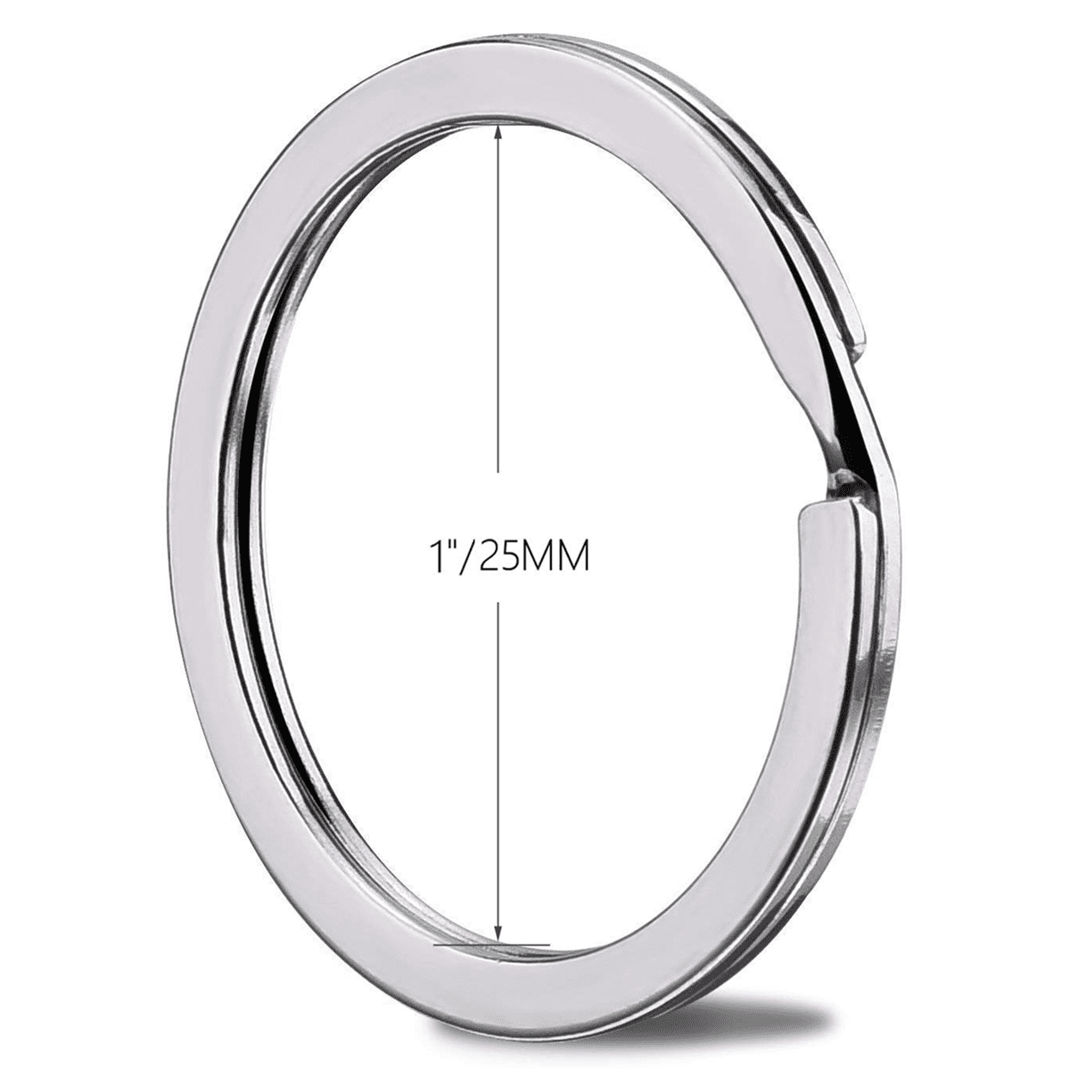 50PCS 3inch/8CM Aluminum Carabiner Clips,Premium D-Ring Caribeaner with Keyring for Home RV Camping Fishing