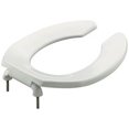 thumbnail image 1 of Lustra Round Toilet Seat with Check Hinge, White, 1 of 1
