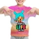 thumbnail image 2 of Camiseta de verano para niños, camiseta de dibujos animados de Toca Boca, camiseta del juego Toca Life World, camisetas de manga corta para niñas y niños, camisetas con cuello redondo, 2 of 5