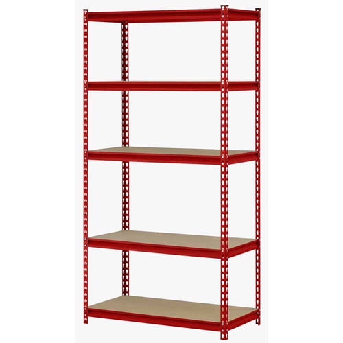 Muscle Rack UR601872WD5-R 5 Shelf Steel Rack Red for sale online 
