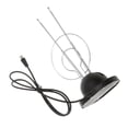 thumbnail image 1 of Antena HDTV de 25 a 40 millas de alcance, antena de TV de interior con forma de oreja de conejo, compatible con 4K, ATSC 3.0, UHF, VHF, canal de TV gratuito de 1080p, 1 of 6