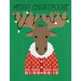 thumbnail image 4 of Old Glory Mens Christmas Merry ChristMoose Moose Long Sleeve T Shirt, 4 of 6