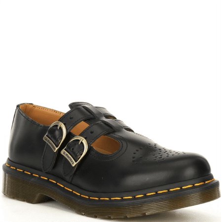 

Womens 8065 Perforated Leather Mary Janes