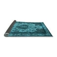thumbnail image 2 of Ahgly Company Indoor Rectangle Oriental Light Blue Industrial Area Rugs, 2' x 5', 2 of 4