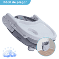thumbnail image 3 of Silla Periquera de Bebe Portátil Plegable con Altura Regulable con Charola para Comer Gris Gaon Booster, 3 of 7