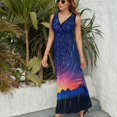 thumbnail image 3 of Galaxy Star Outer Space King Size Sleeveless Dress Dresses Summer Women Dresses Clothing Woman Dresses Dress, 3 of 7