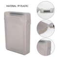 thumbnail image 5 of 5pcs 3.5 Inch Ide Sata Hdd Hard Drive Disk Plastic Storage Box Case Enclosure Cover Gray, 5 of 5