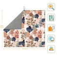thumbnail image 3 of Vsdgher Watercolor Plants Print Dish Drying Mat, Kitchen Counter Mat, Dish Drying Pad for Dishes, Utensils, Pots and Pans,16" x 18", 3 of 8