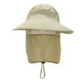 thumbnail image 2 of Sombrero de malla Para El Sol Sunnimix Unisex Caqui Sombrero de pescador de ala ancha, 2 of 8