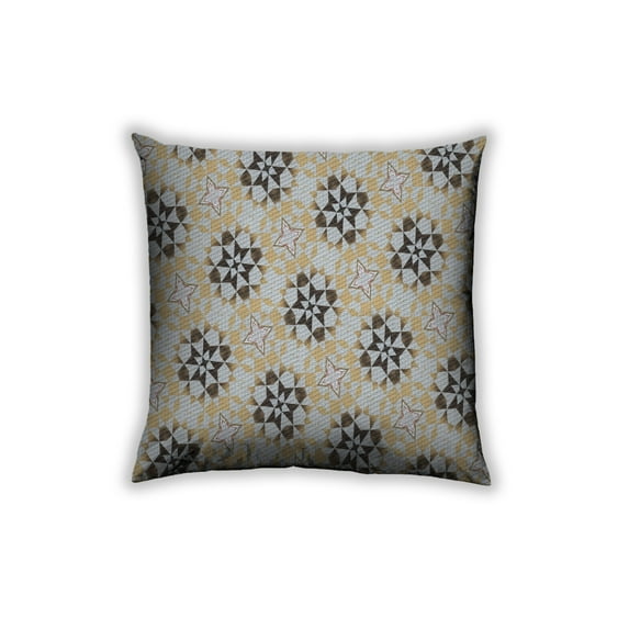 Ahgly Company Indoor Square Patterned Throw Pillow, 18 inch by 18 inch