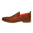 thumbnail image 5 of Men Tayno Dressy Casual Soft Leather Comfortable Slip on Loafer #ALPHA L Cognac, 5 of 9