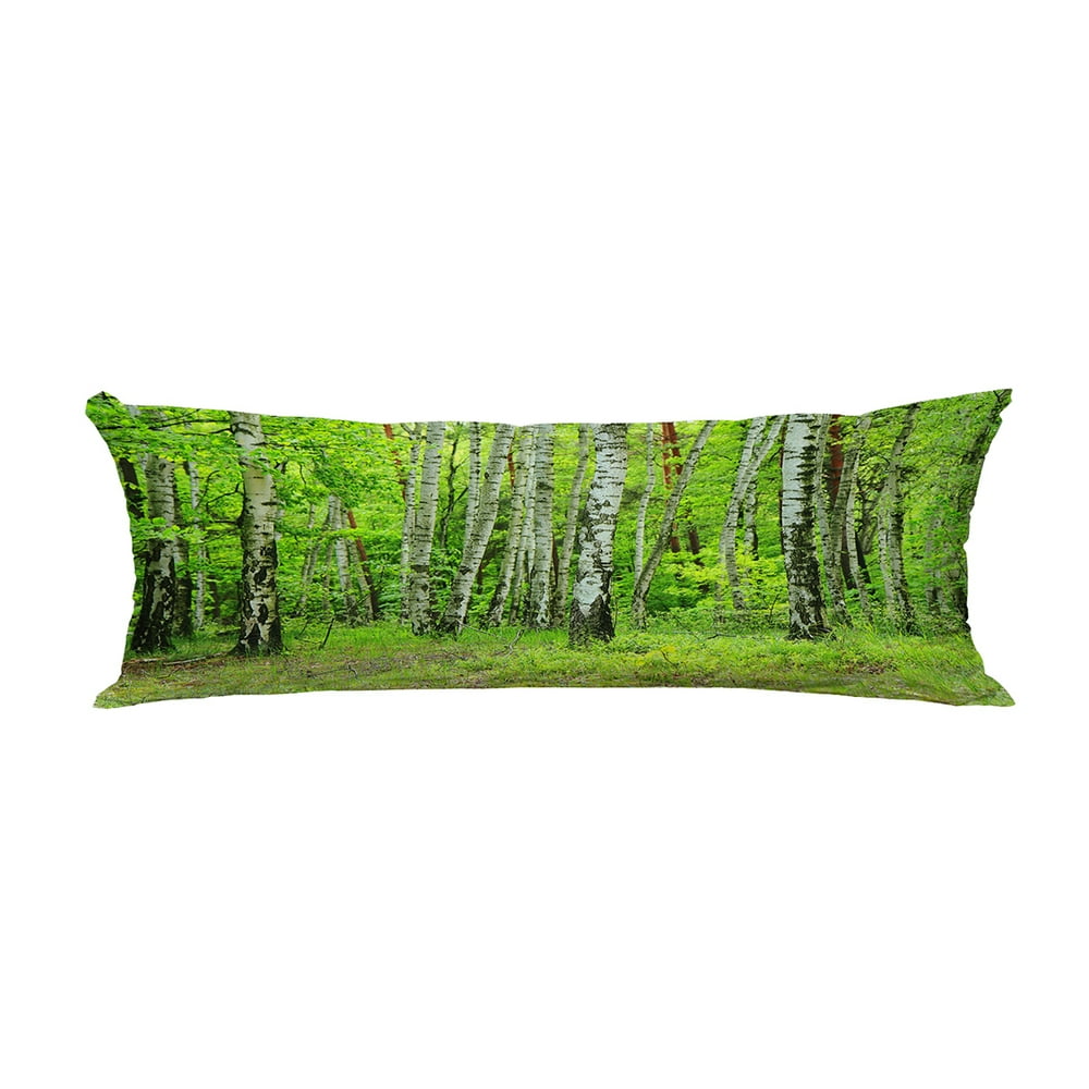 ABPHQTO Spring Green Czech Forest Body Pillow Covers Pillow Case